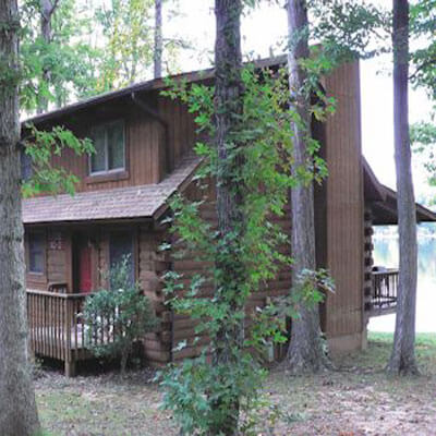 Wilderness Presidential Resort Two Story Log Cabin