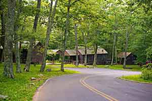 Cabins at Lewis Mountain Campgrounds