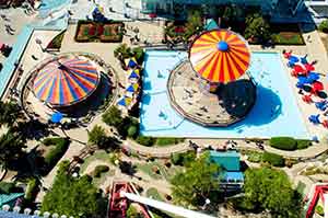 Kings Dominion amusement park aerial phot