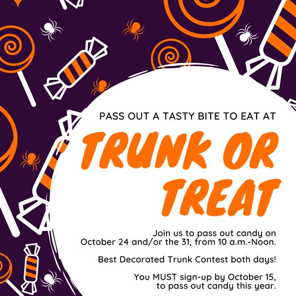 Halloween Pass Out Candy Flyer